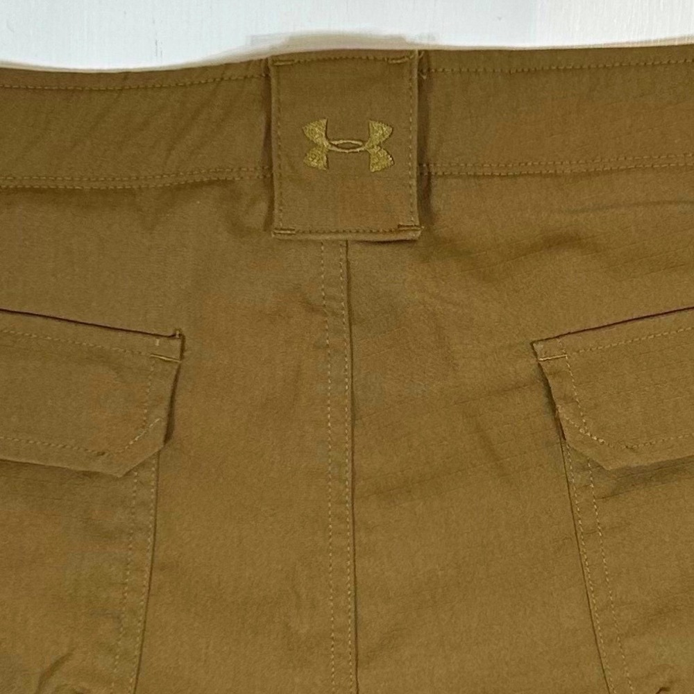 Under Armour Men Brown Tactical Ripstop Cargo Pants 42/37.5 Straight Leg Utility - Picture 3 of 9